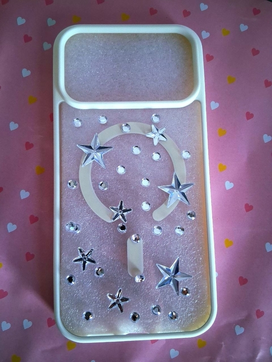 Other - White Star Crystal Phone Case 17pro Max